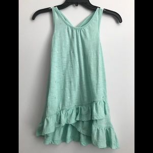 Blue and Gold Polka Dot Shirt